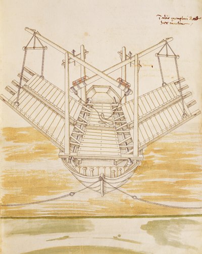 Design for a Warship, illustration from 